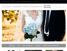 Tablet Screenshot of alisonnarro.com